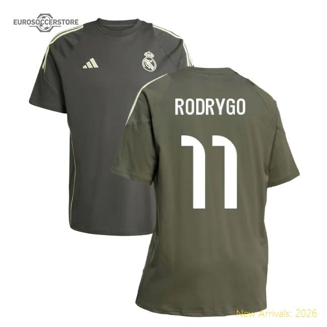 2025-2026 Real Madrid Training Official Jersey Rodrygo Nike Dri-fit
