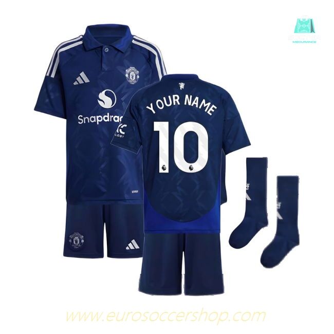 2024-2025 Man Utd Away Mini Kit (Your Name)