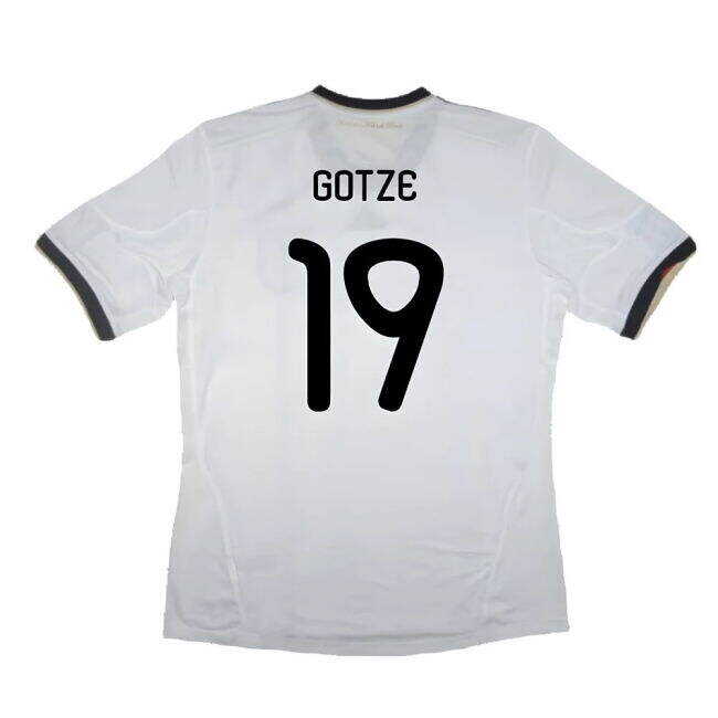 Light And Easy To Use Germany 2010-11 Home Shirt ((Excellent) XL) (GOTZE 19) Gorgeous
