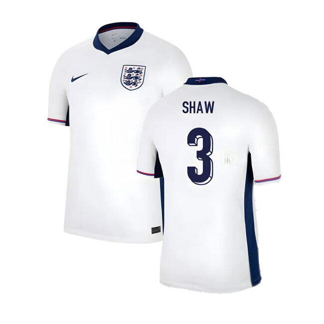 Shaw 3 Genuine Copy England Home Supporter Shirt for Adults