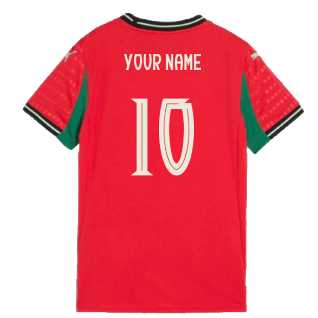 Custom Portugal Home Jersey 2025-2026