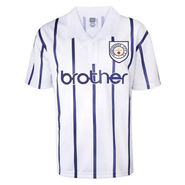 Manchester City 1993 Away Retro Football Shirt