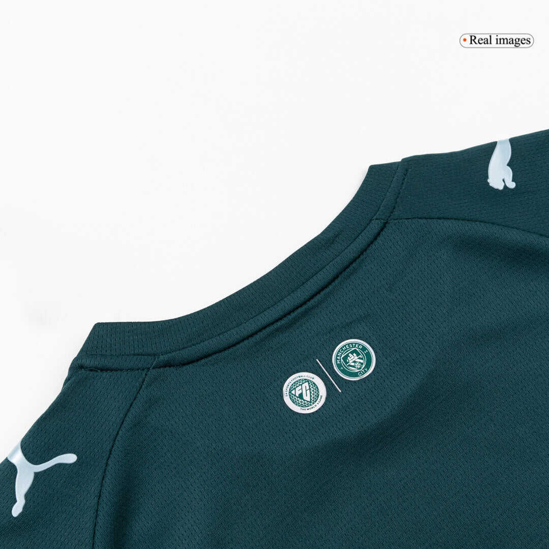 Manchester City Fourth Away Kids Soccer Jerseys Kit 2025/26