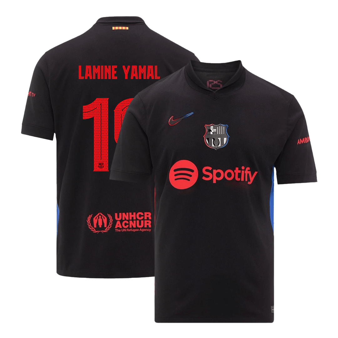 LAMINE YAMAL #19 Barcelona Away Soccer Jersey 2024/25 - UCLAuthentic K