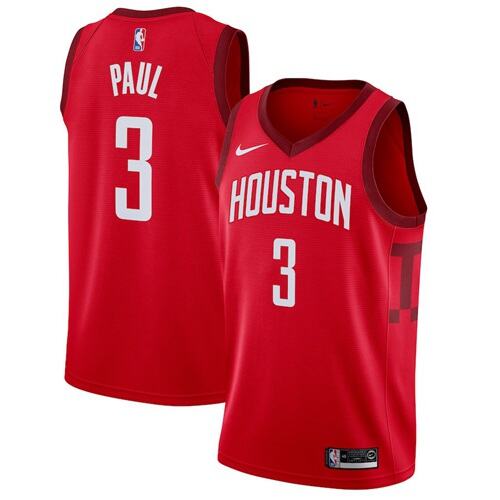 Houston Rockets Chris Premium Quality Pro Jersey Urban Style #3