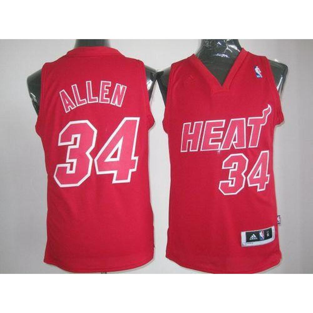 Game Day Classic Men's Heat #34 Ray Red Basketball Jersey