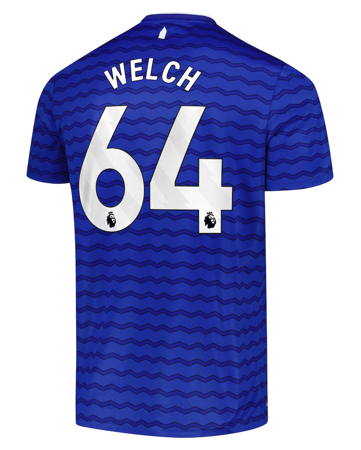 WELCH's 64 Everton Home Jersey for the 25-26 Season
