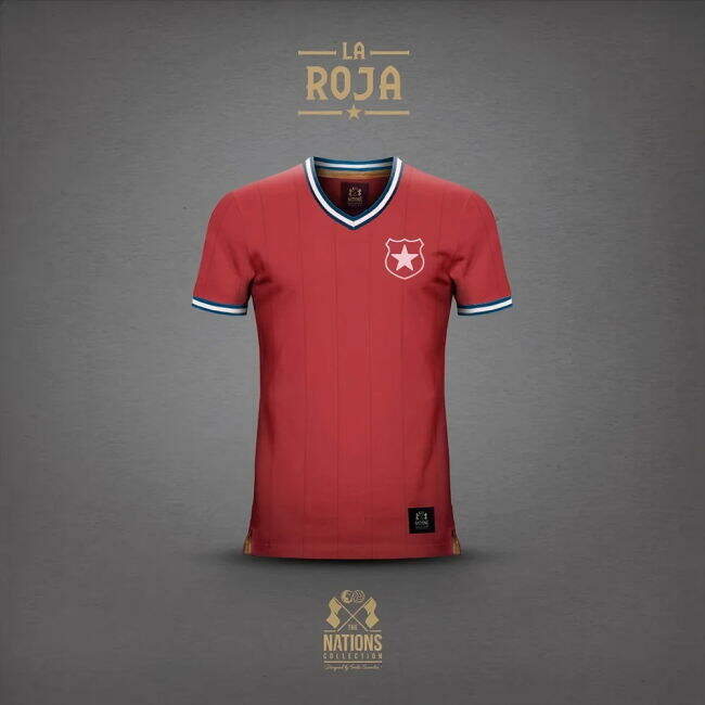 Updated Lightweight Chile Home Game Jersey