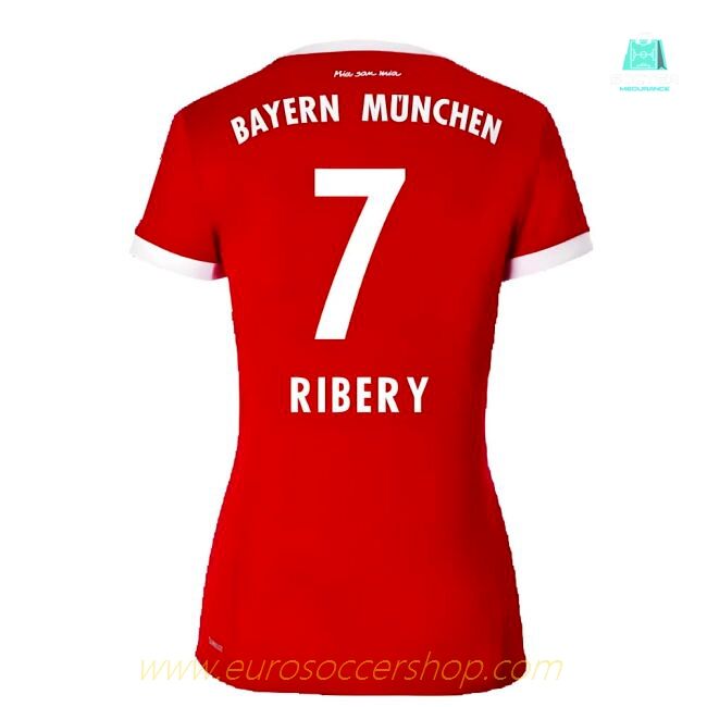 Bayern Munich 2017-18 Womens Home Shirt (XL) ((Excellent) XL) (Ribery 7)