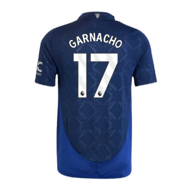 2024-2025 Man Utd Authentic Away Jersey (Garnacho 17)