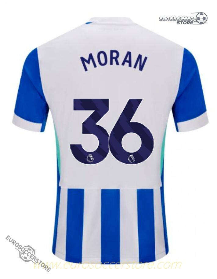 Brighton Hove Albion 25-26 Home Jersey, MORAN #36 Edition
