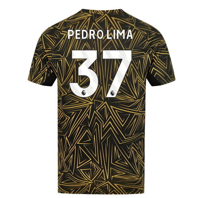 2025-2026 Wolves Home Pre-Match Shirt (Black) (Pedro Lima 37)_533
