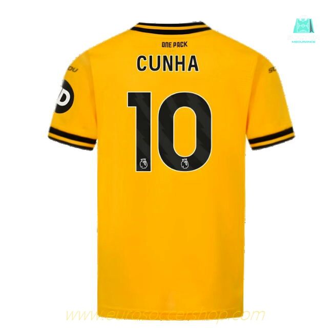 2024-2025 Wolves Home Shirt (Kids) (Cunha 10)