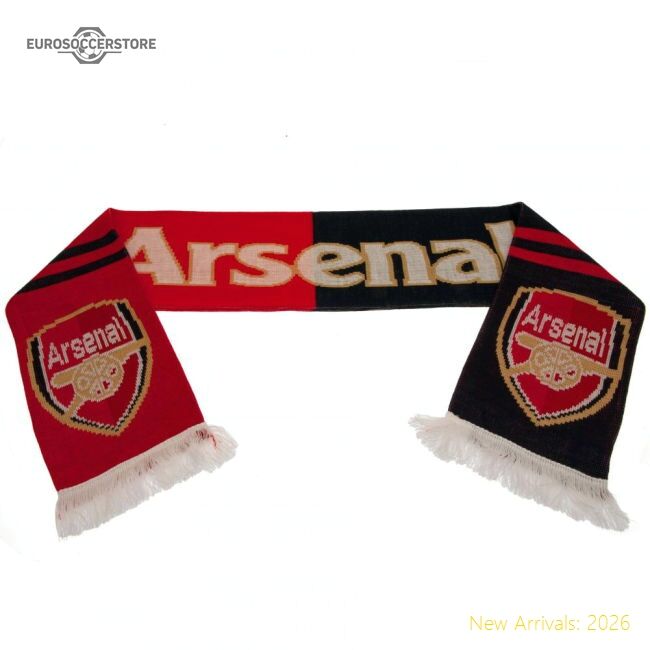 Authentic Arsenal Fc Split Scarf - Premium Quality Football Apparel