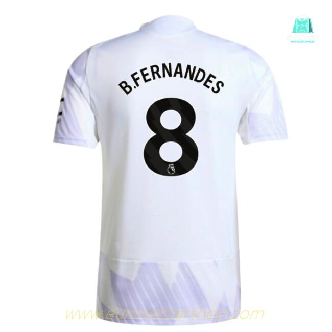2025-2026 Man Utd Authentic Away Shirt (B.Fernandes 8)
