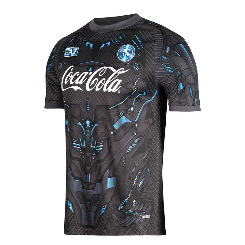 SSC Napoli Ebony Training Soccer Jersey 2025/26 Authentic Kit