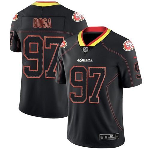 NFL SF #None Black Lights Out Limited Jersey gift for fans