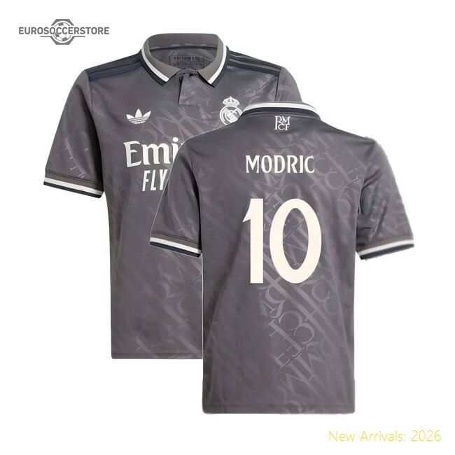Official Third Real Madrid Modric Jersey 2024-2025 Moisture-wicking