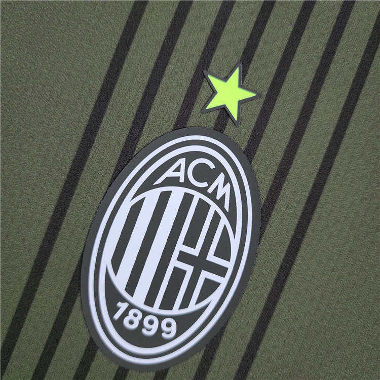 2223 AC Milan Third Dark Green Soccer Jersey Football Shirt -