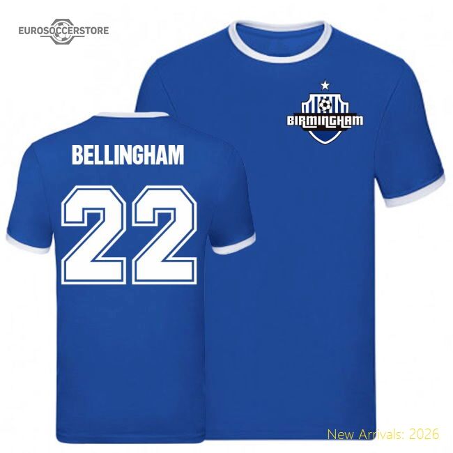 Authentic Jude Bellingham Birmingham Ringer Tee (blue) - Premium