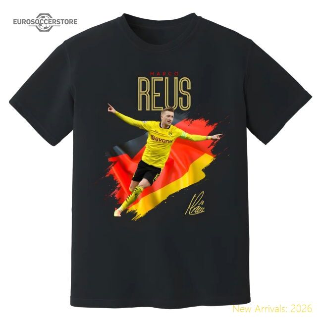 Marco Reus Dortmund Celebration Casual Tee (black) - Dortmund Captain