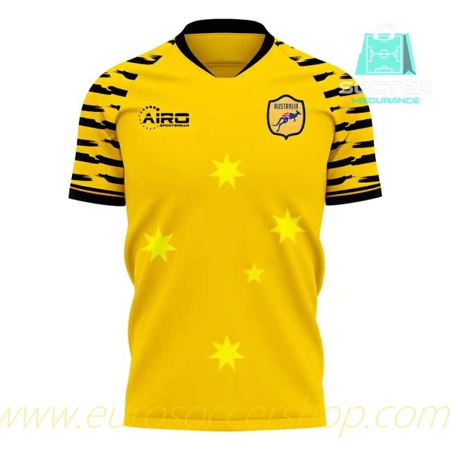 Premium 2025-26 Edition Australia Home Kit Youth Version