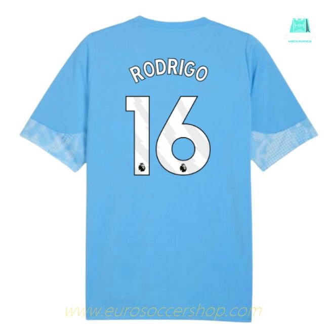 2025-2026 Man City Training Jersey (Light Blue) (Rodrigo 16)