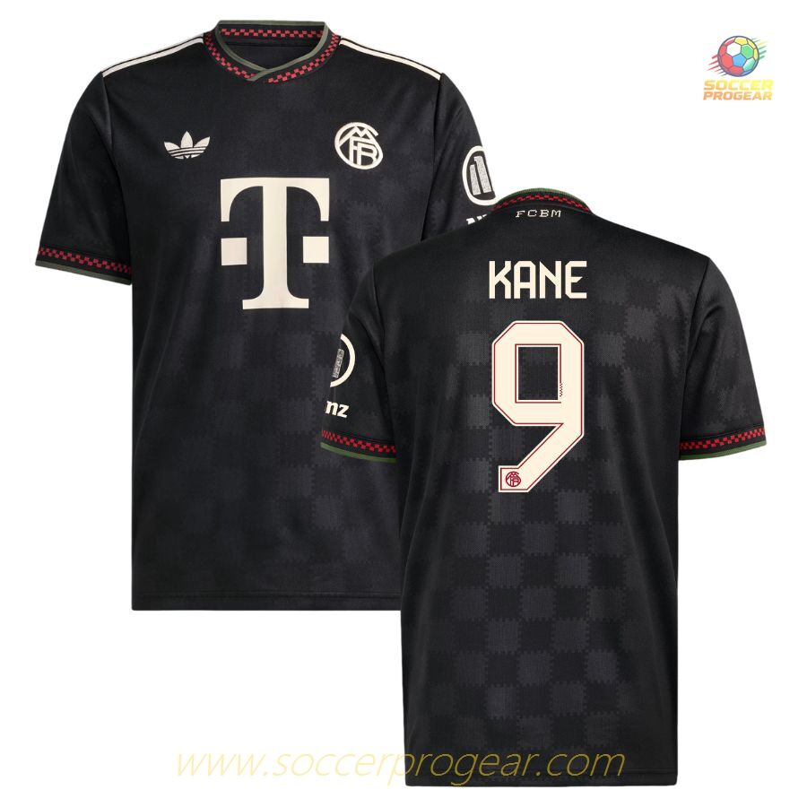 Football Team Jersey Bayern Munich Third 2025-26 Edition Kane