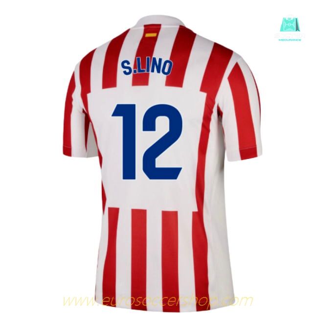 2025-2026 Atletico Madrid Home Shirt (S.Lino 12)