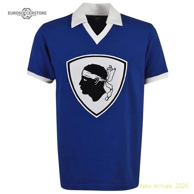 Supporter Official Bastia 1980S Retro Football Shirt