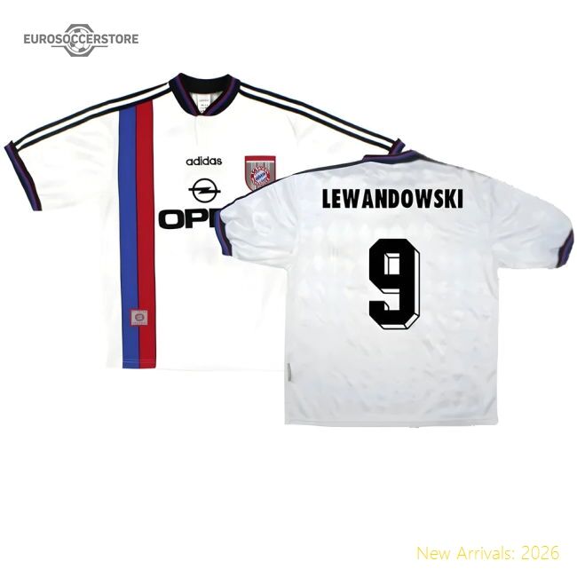Luxury Bayern Munich 1996-98 Away Jersey ((very Good) S) (lewandows