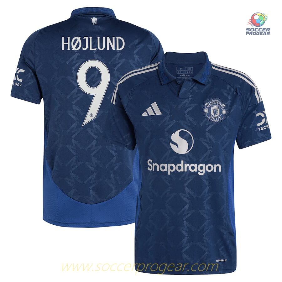 Manchester United Away Team Jersey 2024-2025 Season Hojlund