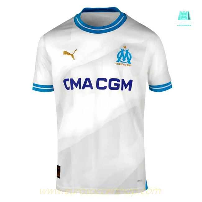 2023-2024 Marseille Home Shirt (Kids) (Aubameyang 10)