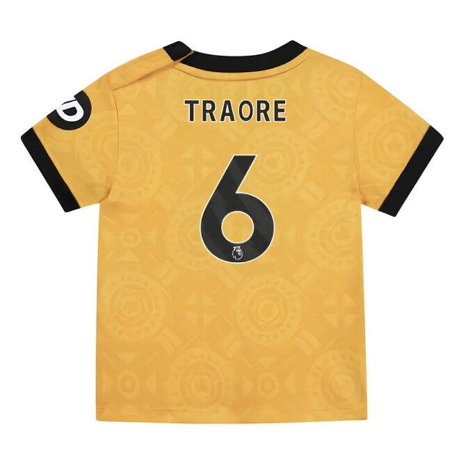 Classic Wolves Heritage Design Home Heritage Jersey (Traore 6) (Baby)