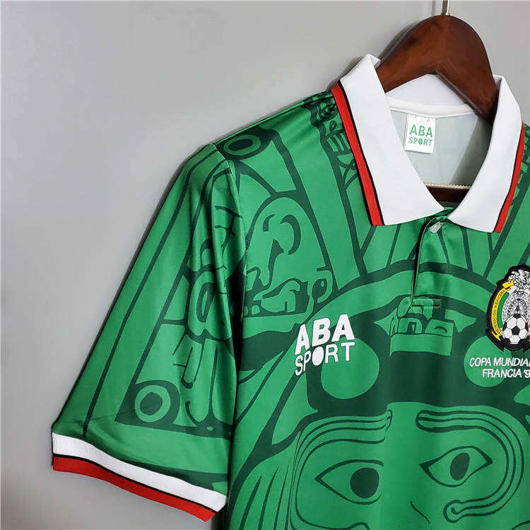 MEXICO RETRO SHIRT 1998 HOME SOCCER JERSEY FOOTBALL SHIRT - Official