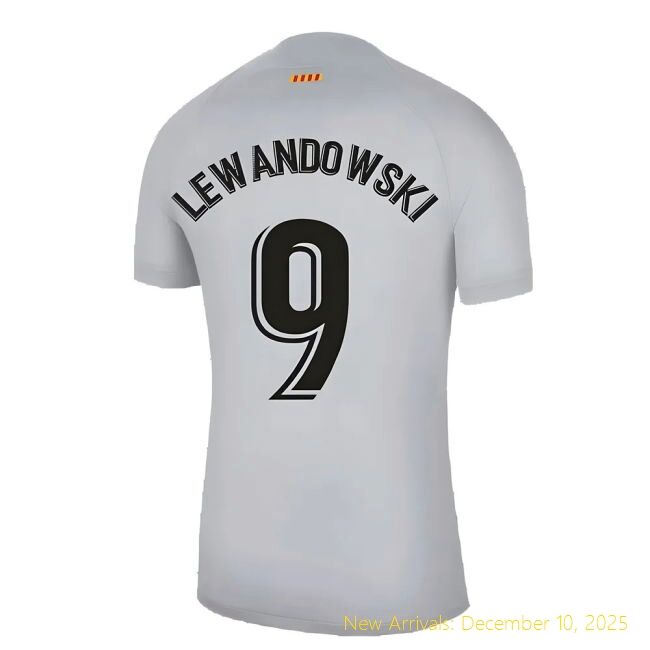 2022-2023 Barcelona Barca Premium Third Shirt (LEWANDOWSKI 9)