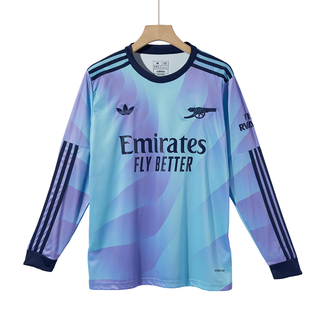 Arsenal Third Away Long Sleeve Soccer Jersey