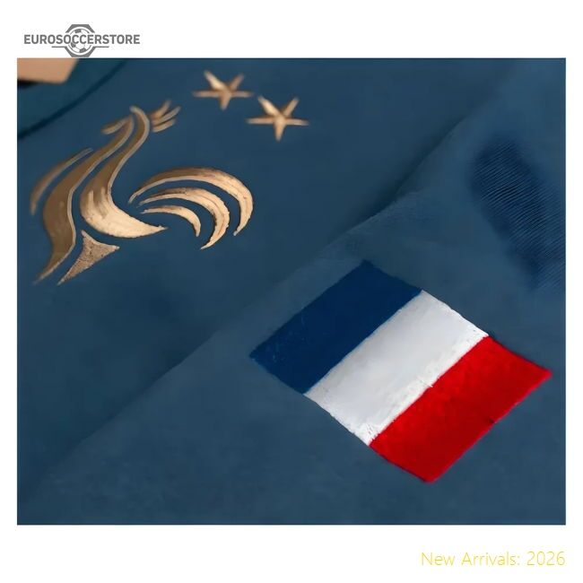 Official France 2024-2025 Regular Hoodie - Ventilation Breathability
