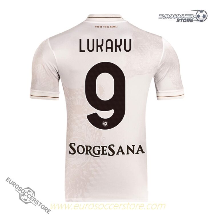 LUKAKU 9 Away Jersey of Napoli for the 25-26 Season
