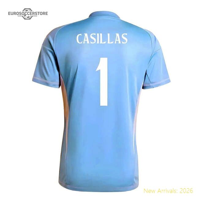 Luxury 2024-2025 Real Madrid Home Goalkeeper Shirt (blue) (casillas 1)