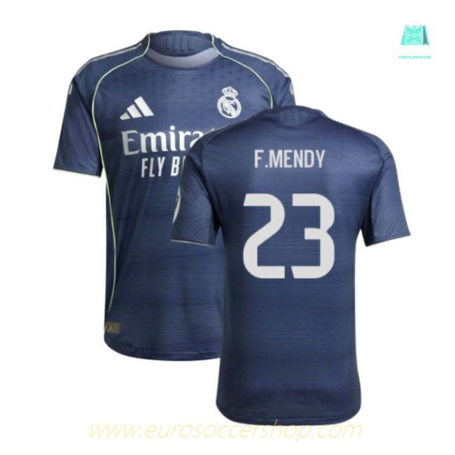 2025-2026 Real Madrid Authentic Away Shirt (F.Mendy 23)