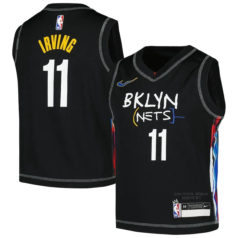 Kyrie Irving BKN Swingman Jersey - vintage Basketball - Black