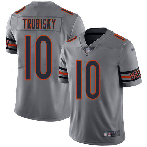 Bears #10 Trubisky None None NFL Limited Jersey game