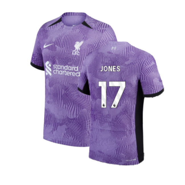 2023-20 Liverpool Authentic Third Football Shirt Jones 17 L M S