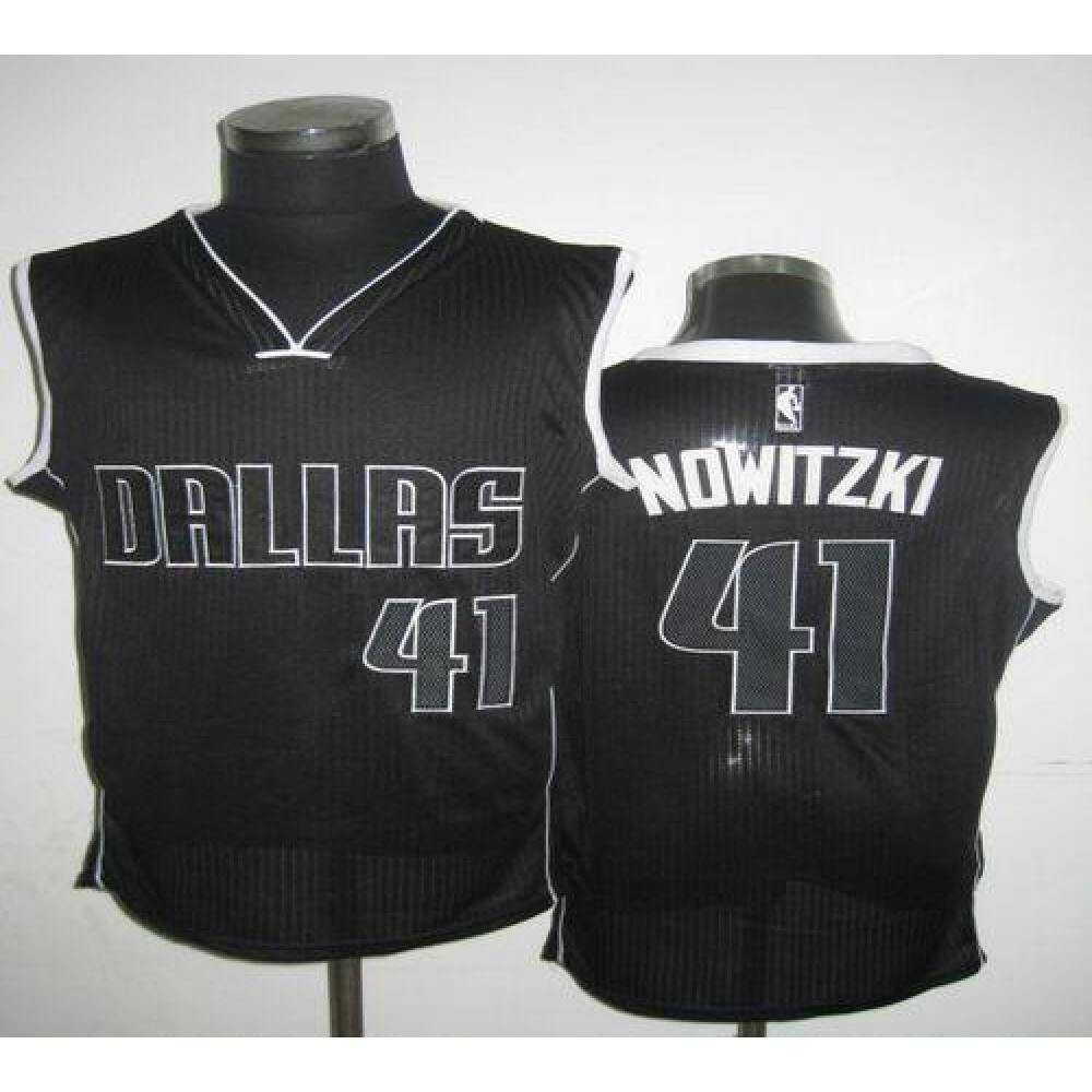 Authentic 41 Black Jersey - - NBA Collection