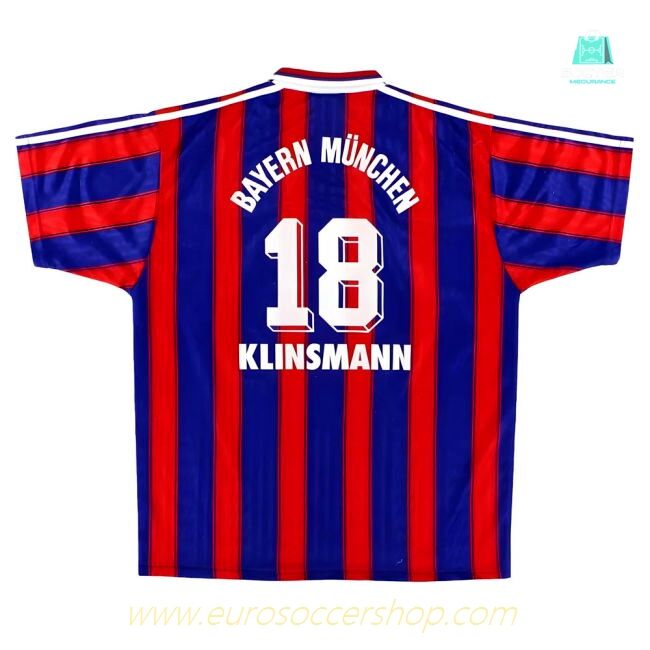 Bayern Munich 1995-97 Home Shirt #18 Klinsmann ((Good) S)