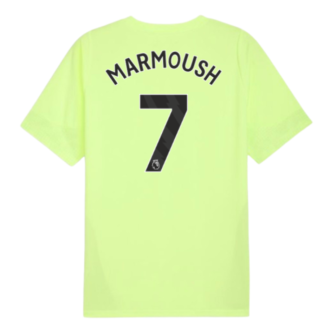 Official Football Man City Training Jersey Fizzy Apple Marmoush #7...