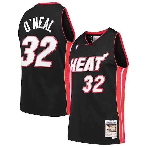 Shaquille O'Neal MIA Swingman Jersey - superior NBA - Black sports