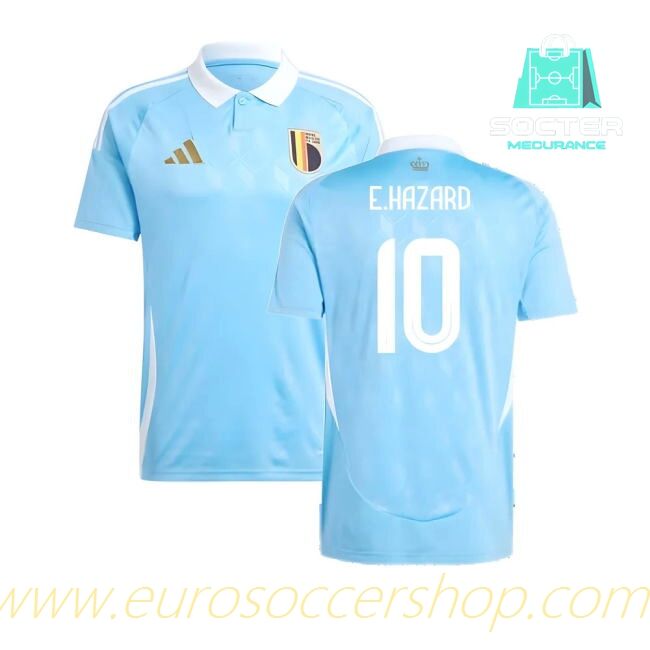 2024-2025 Season Belgium Away Football Shirt Fan Edition (E.Hazard 10)