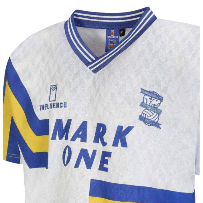 Discounted 1991-1992 Birmingham City Away Retro Shirt High-Quality Jersey